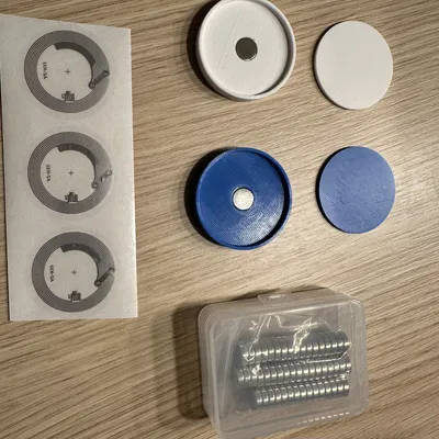 Đồng Xu Nam Châm Cho Thẻ RFID NXP - ⌀ 40mm