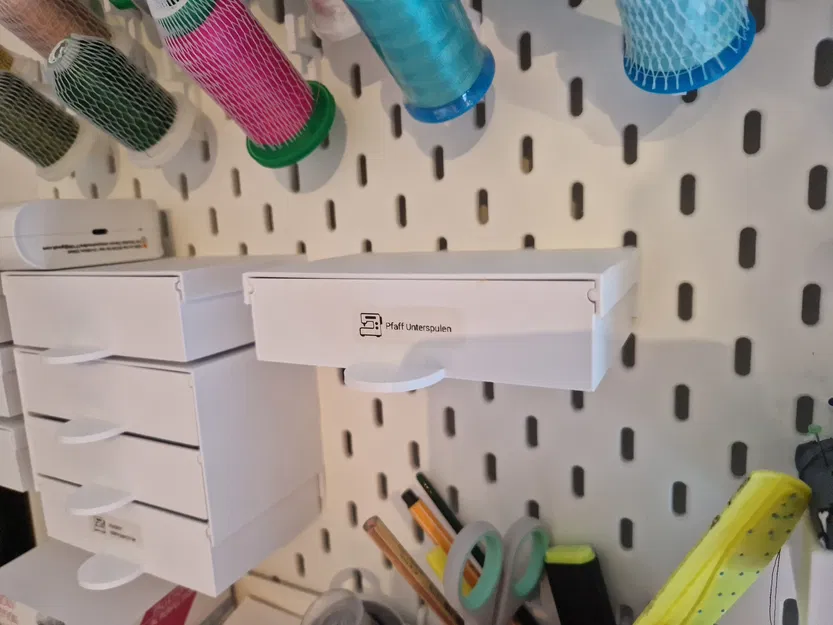 Ngăn Kéo Skadis 3 Ngăn Kèm Giá Đỡ 129x35mm - Image 1