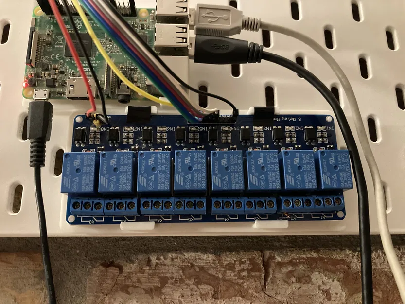 Móc Treo Module 8 Relay Cho IKEA Skadis - Image 2