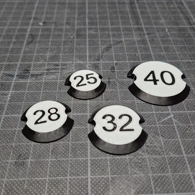 Dụng Cụ Hỗ Trợ Nam Châm Cho Đế Tròn Wargaming (25, 28, 32 và 40 mm)