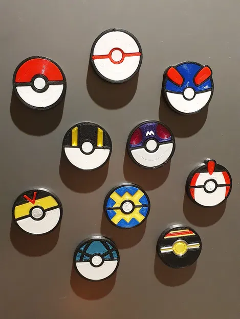 Nam Châm Tủ Lạnh Pokemon / Pokemon Fridge Magnets - Image 1