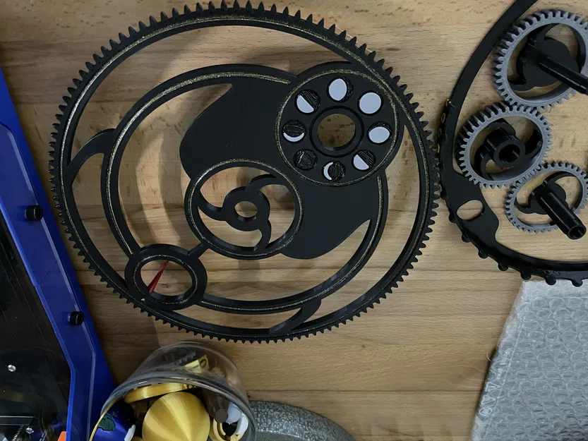 Mô hình Nhật quỹ có văn bản tháng có thể chỉnh sửa và Trái đất, các bộ phận tô màu - Image 7