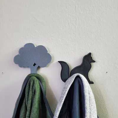 Móc Treo Áo Hình Cáo