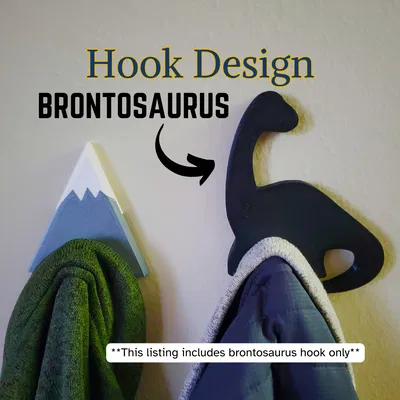 Móc Treo Áo Khoác Hình Khủng Long Brontosaurus