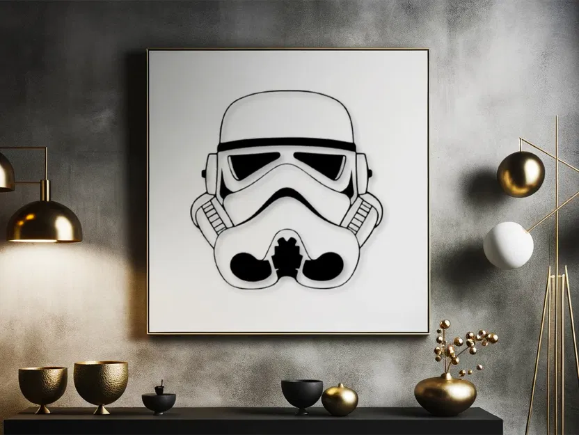 Trang Trí Tường Hình Stormtrooper - Image 1