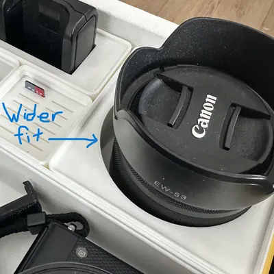 Khay Đựng Ống Kính Canon EF-M Theo Hệ Gridfinity