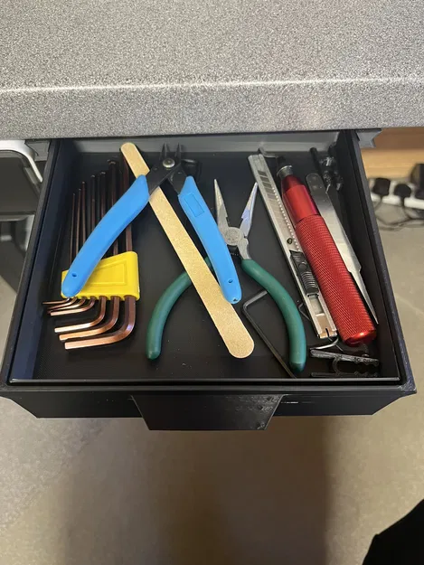 Hộc Bàn Làm Việc Có Chặn Kép, Khay Đựng Đồ & Hộp Dụng Cụ (Xếp Chồng). - Image 3