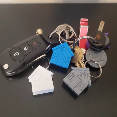 Móc Khóa Mini Hình Ngôi Nhà