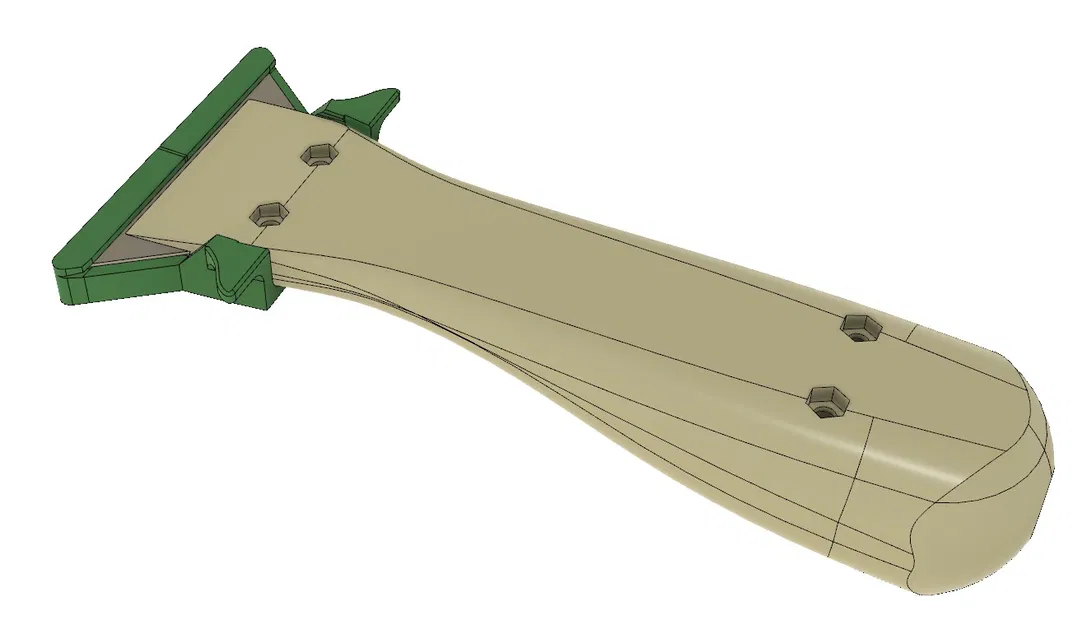 Dao rọc da, vát cạnh, cắt hoặc cạo bằng dao rọc giấy - Image 1