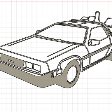 Tranh treo tường DeLorean DMC