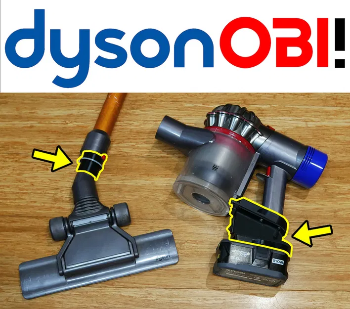 Adapter Pin Ryobi cho Máy Hút Bụi Dyson Dạng Cây - Image 1