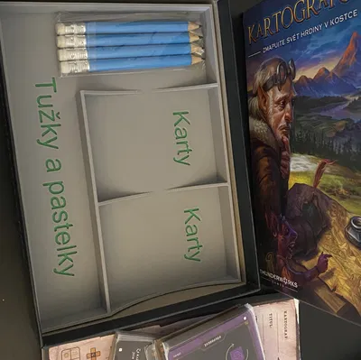 EN: Insert cho game Cartographers - board game CZE: Insert do hry Kartografové - desková hra