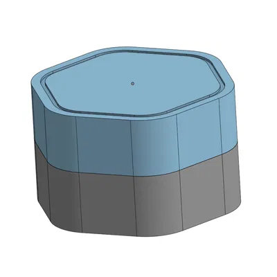 Hộp Lục Giác - Hộp Đựng Mô Hình Mini