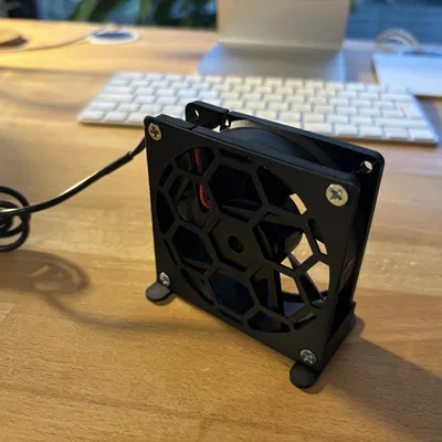 Chân đế cho Quạt 80mm có lưới bảo vệ dạng tổ ong