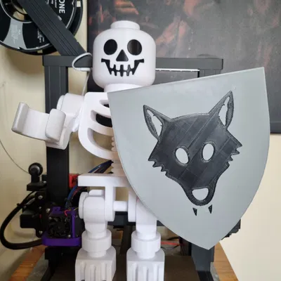 Khiên Lego Heater (Wolfpack & Trống) Tỷ Lệ 10:1