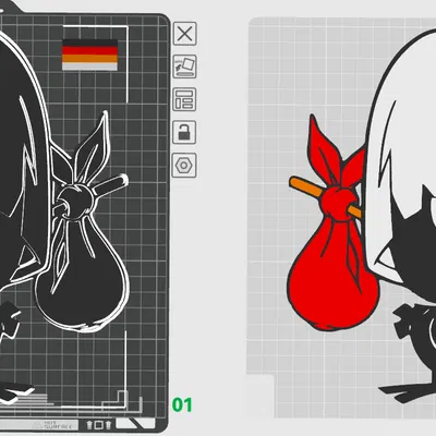 Mô hình Calimero 3D