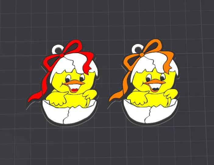 Móc khóa / Mặt dây chuyền Gà Chicky dễ thương - Image 1