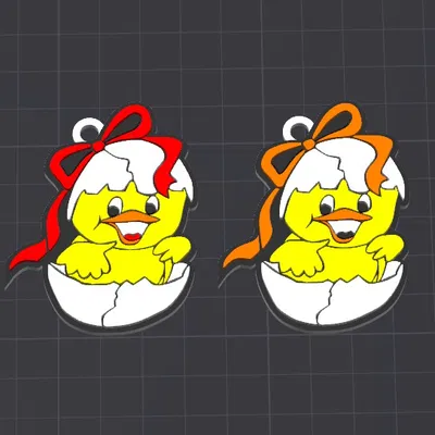 Móc khóa / Mặt dây chuyền Gà Chicky dễ thương