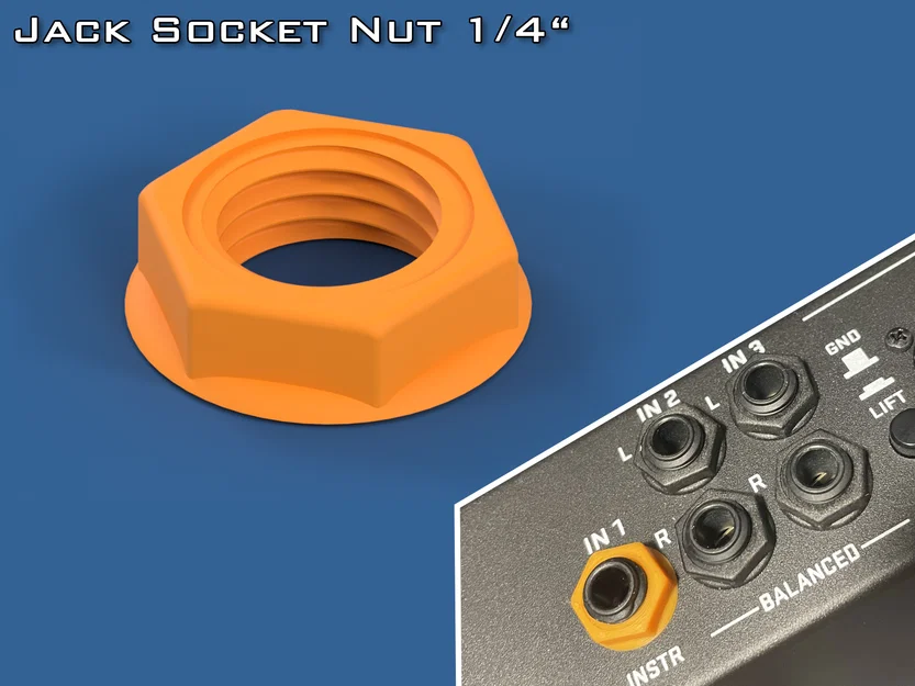 Ốc Jack Cắm 1/4" (6.35mm) - Image 1