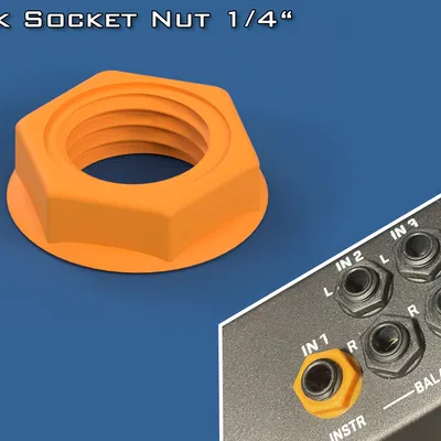 Ốc Jack Cắm 1/4" (6.35mm)