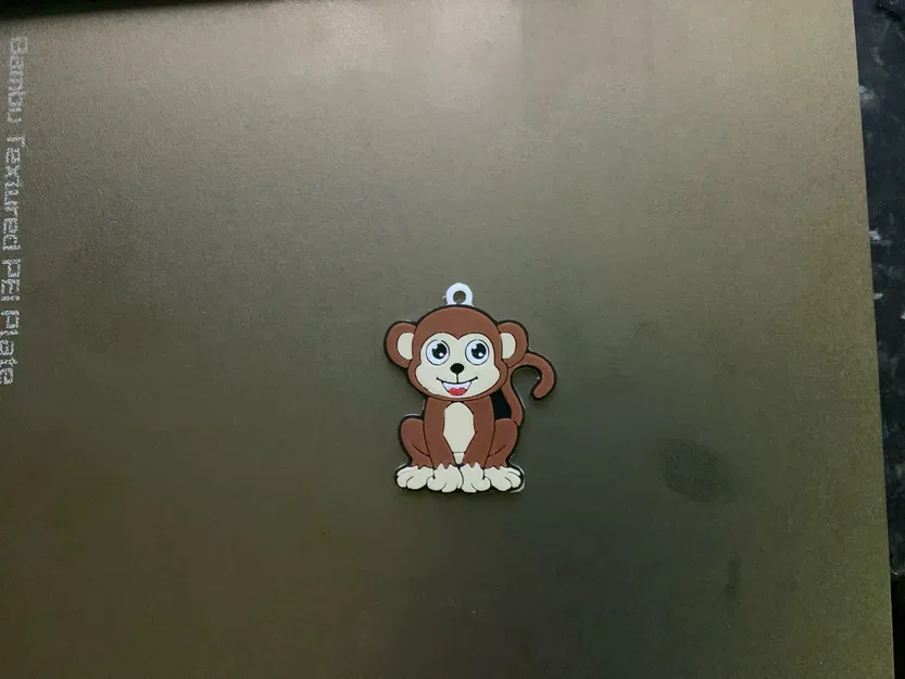 Móc khóa/mặt dây chuyền chú khỉ Martin dễ thương nhiều màu - Image 2