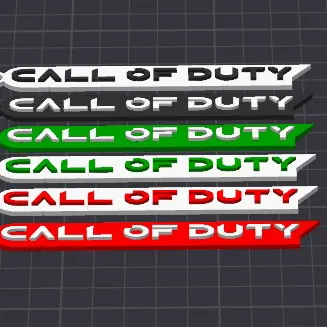 Móc Khóa Call of Duty In Đa Sắc Dễ Dàng