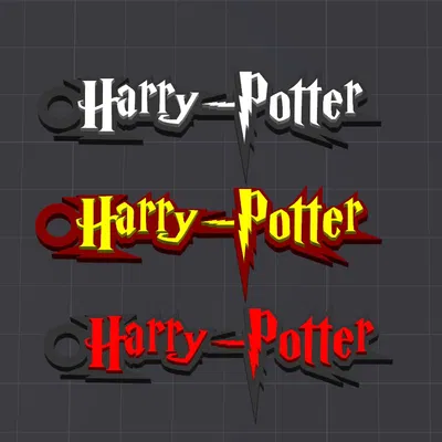 móc khóa harry potter dễ in