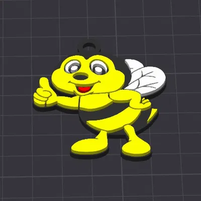 Móc Khóa Con Ong Barney Dễ Thương - Charm Vòng Cổ