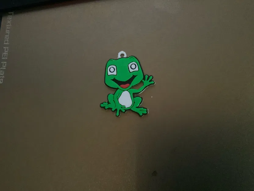 Móc khóa/Mặt dây chuyền ếch Frankie siêu cưng - Image 2