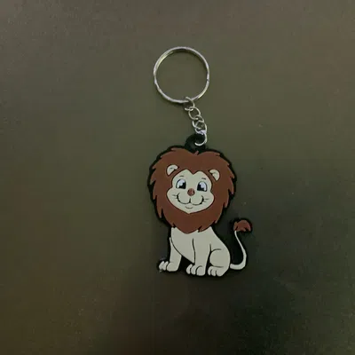 Móc khóa/mặt dây chuyền sư tử Larry dễ thương