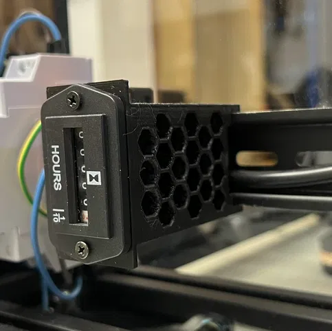 Giá Gắn Đồng Hồ Giờ Ray DIN (cho RatRig VCore) - Image 1