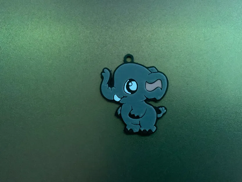 Móc khóa/Mặt dây chuyền voi Alfe dễ thương - Image 2