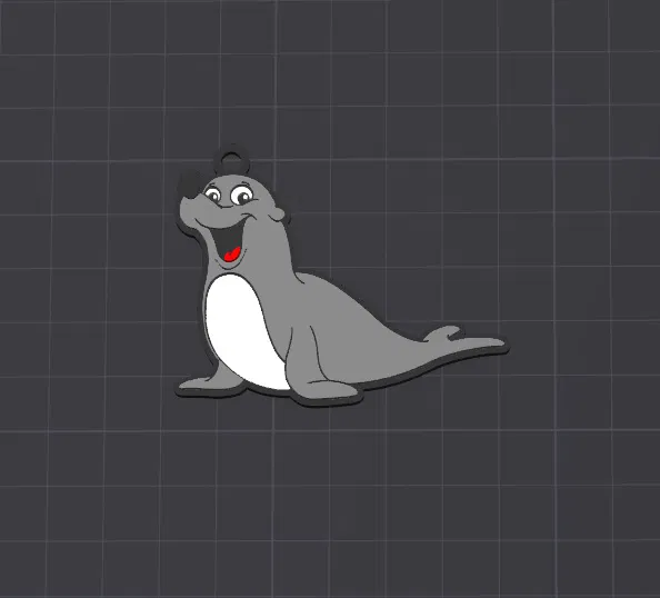 Móc khóa / Mặt dây chuyền hải cẩu Neal dễ thương - Image 1