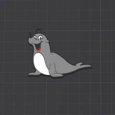 Móc khóa / Mặt dây chuyền hải cẩu Neal dễ thương