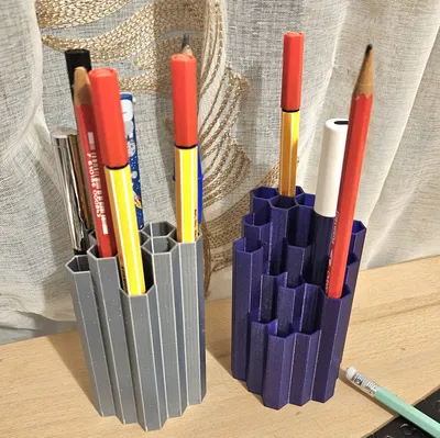 Ống Cắm Bút Hình Lục Giác