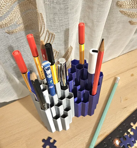 Ống Cắm Bút Hình Lục Giác - Image 4