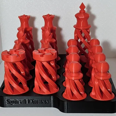 Khay Tùy Chỉnh Cho Bộ Cờ Vua Xoắn Ốc