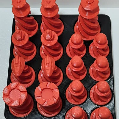 Khay Tùy Chỉnh Cho Bộ Cờ Vua Xoắn Ốc