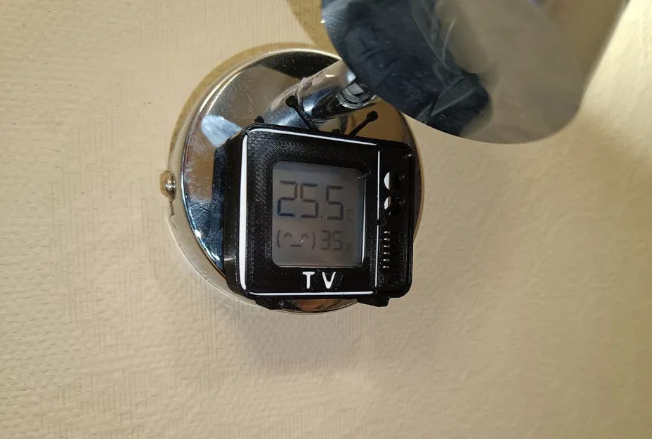 Vỏ Retro TV Bluetooth Xiaomi Mijia Đo Nhiệt Độ Độ Ẩm - Image 1