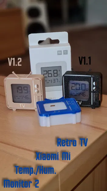 Retro TV Xiaomi Mi Theo Dõi Nhiệt Độ Độ Ẩm 2 - Image 1