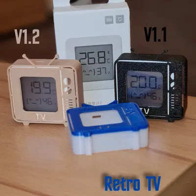 Retro TV Xiaomi Mi Theo Dõi Nhiệt Độ Độ Ẩm 2