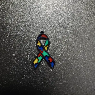 Móc Khóa Nơ Nhận Thức Về Tự Kỷ