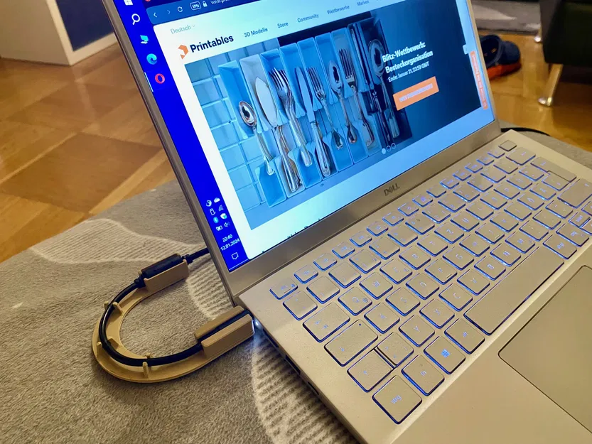 Chống gãy dây sạc cho AC Adapter Dell Inspiron/Vostro 45W chân tròn 4,5mm - Image 1