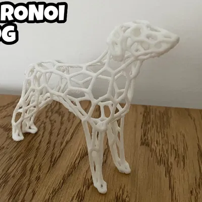 Chó Voronoi - Mô hình 3D
