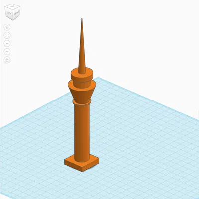 Mô hình Tháp Truyền hình Dresden của thiếu nhi