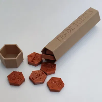 Móc Khóa Catan Fichas Comercio / Trade Tokens