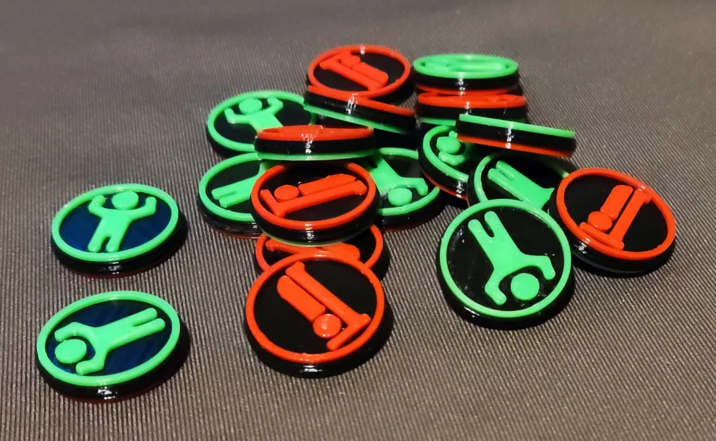 Fichas Sẵn Sàng hoặc HẾT LƯỢT / Tokens Ready or Exhaust - Image 1