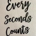 Tranh tường "Every Seconds Counts" - Thumbnail 1