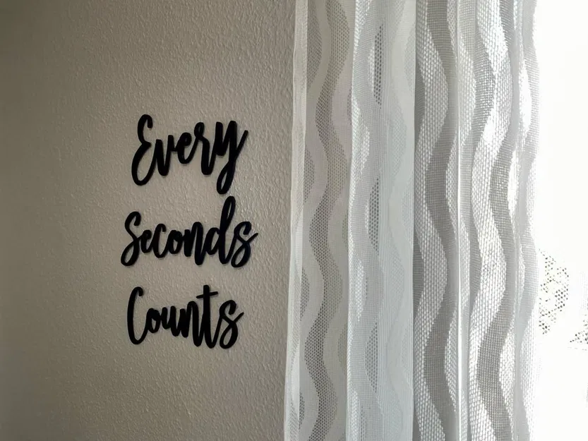 Tranh tường "Every Seconds Counts" - Image 2