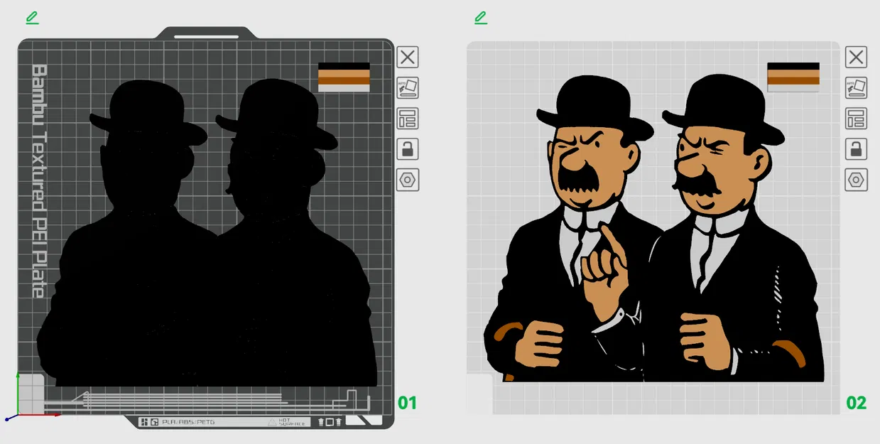 Hernández y Fernández - Dupont et Dupont - Thomson and Thompson - Schulze und Schultze - Tintin - Image 2